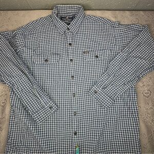 Polo Sport Ralph Lauren Sportsman Cotton Check Button Up - XL 52 in Chest